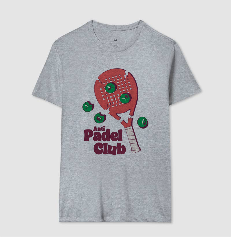 Camiseta Anti Padel Club Raquete Quebrada - Imagem 8