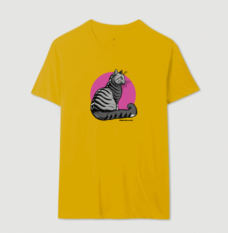 Gato cinza e fundo rosa - Imagem 15