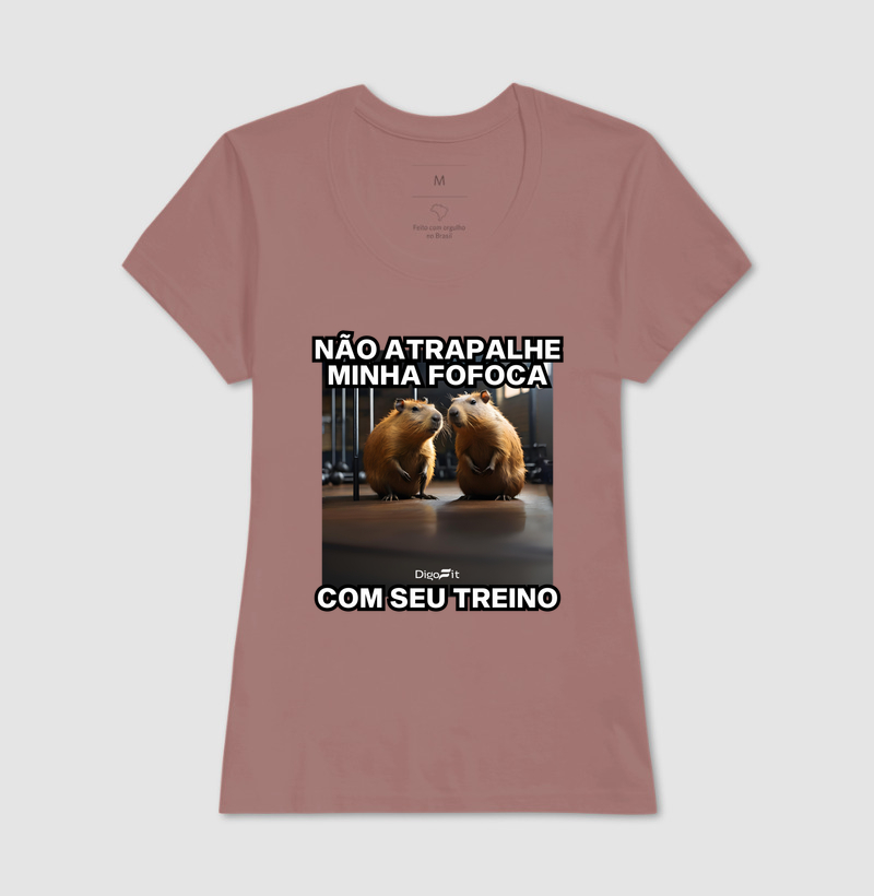 CAMISETA ACADEMIA NÃO ATRAPALHE MINHA FOFOCA COM SEU TREINO - Imagem 15