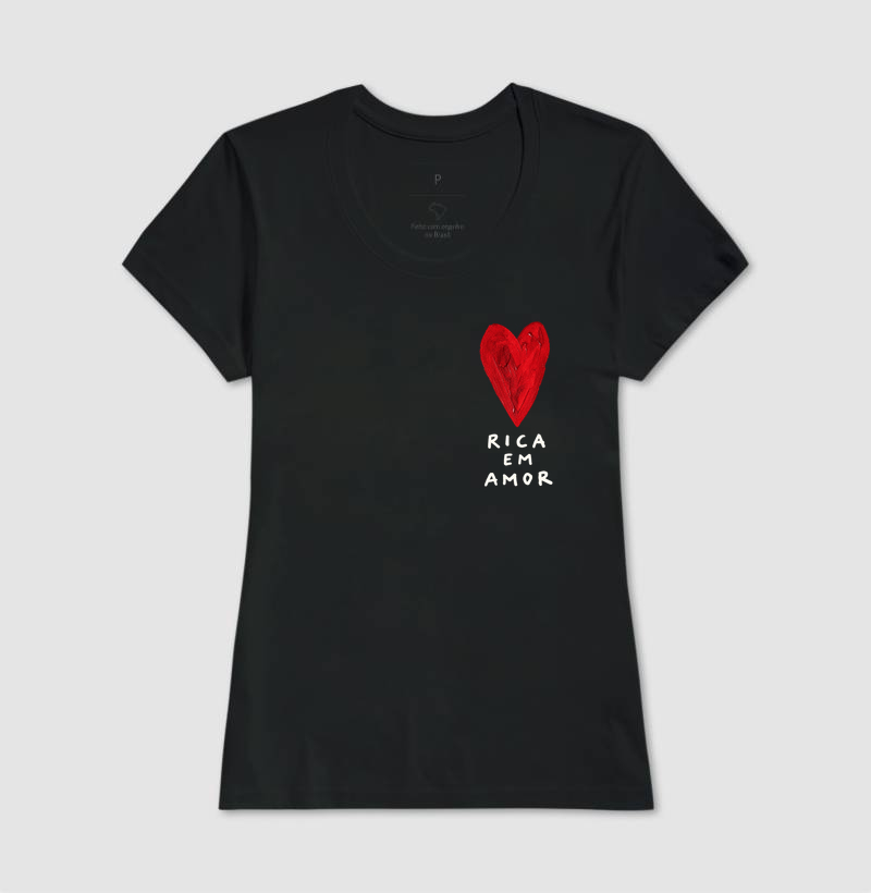 Camiseta Rica em Amor - Imagem 3