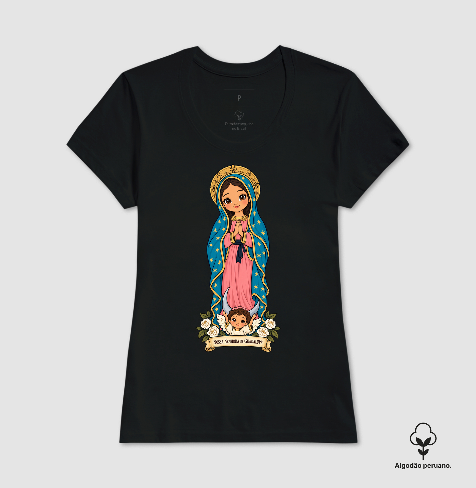 Nossa Senhora de Guadalupe estilo chibi - Imagem 3