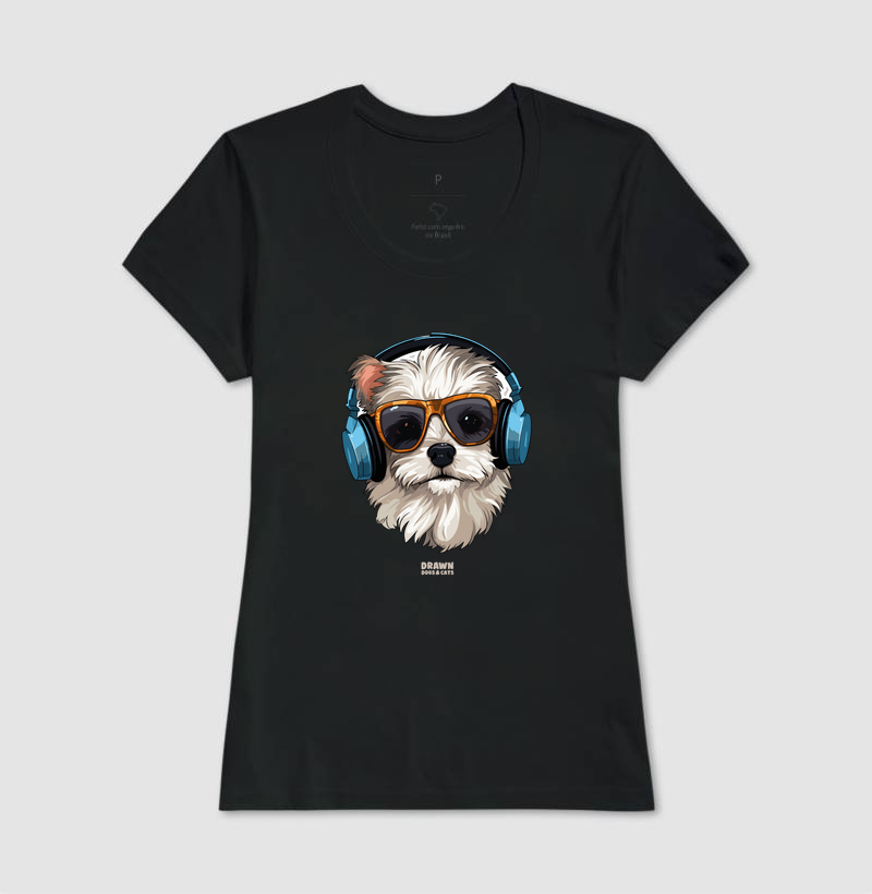 Shih Tzu de phone e óculos escuro - Imagem 3