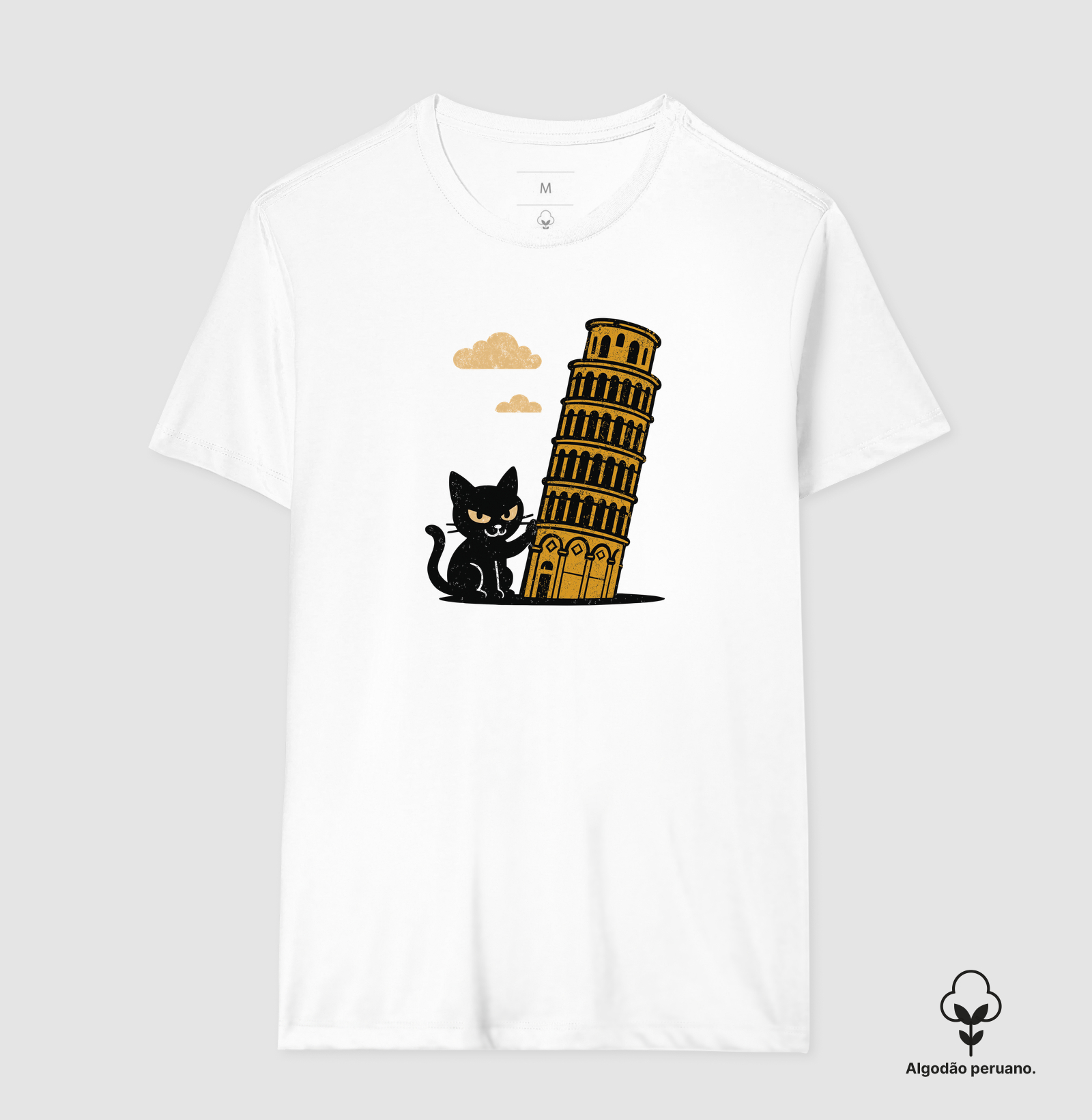 Camiseta Algodão Peruano Pizza-Cat - Imagem 2