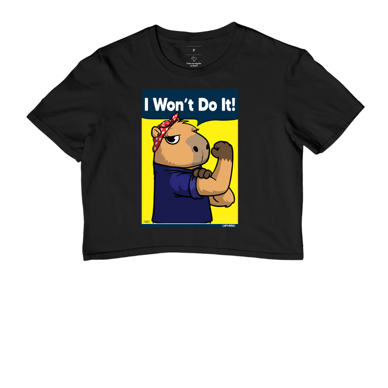 Camiseta Capivara I won’t do it! - Imagem 2