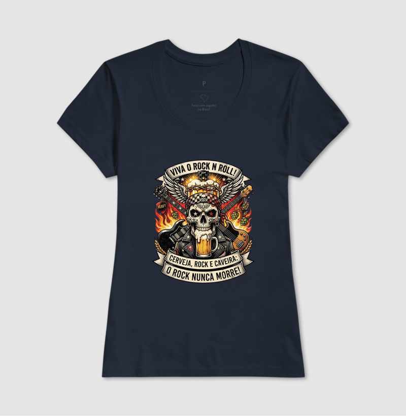 Camiseta Cerveja, rock e caveira - Imagem 7