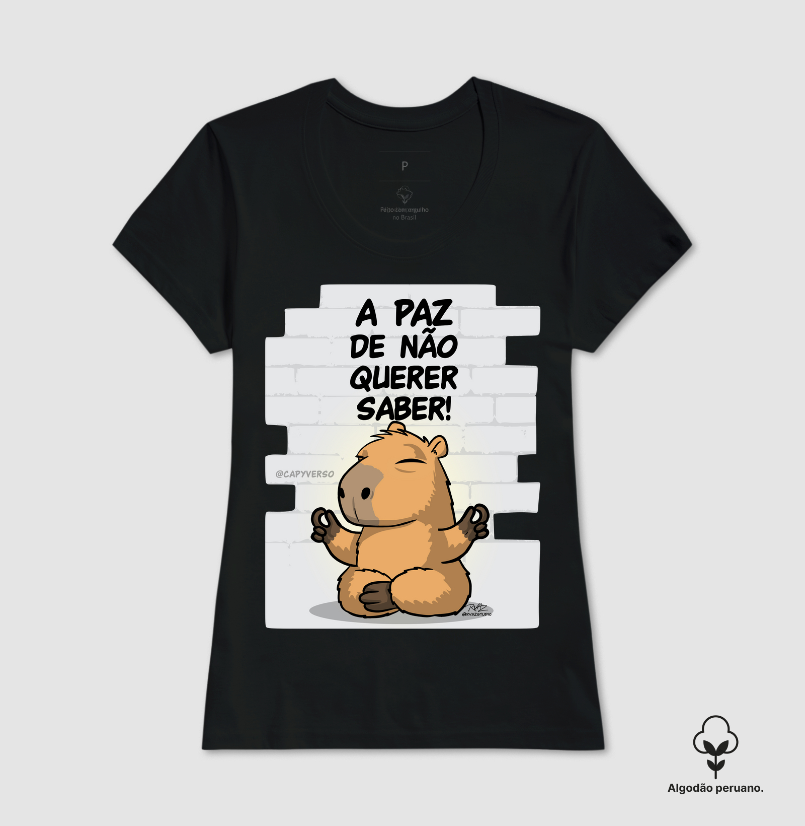Camiseta Capivara Paz - Imagem 4