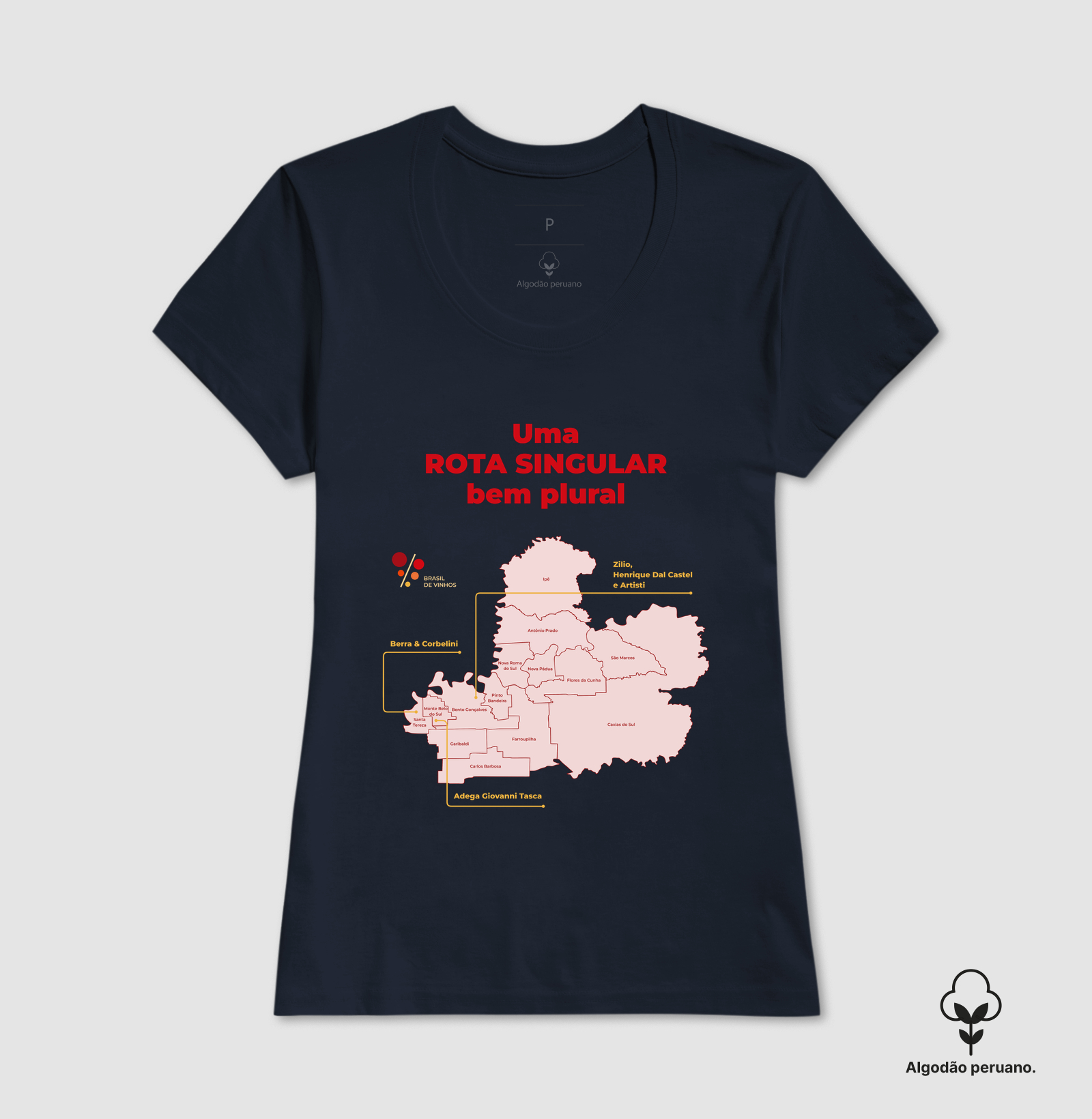Camiseta Brasil de Vinhos - Rota Singular - Imagem 7