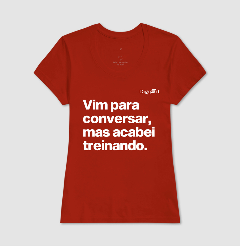 CAMISETA ACADEMIA VIM PARA CONVERSAR - Imagem 11