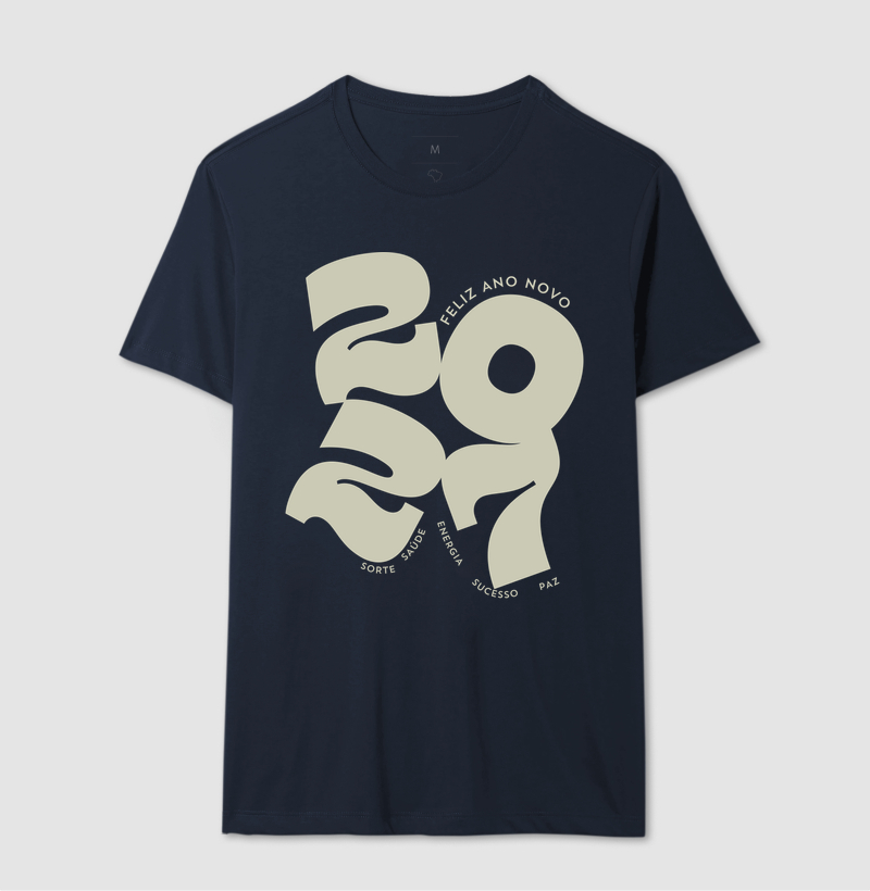 Camiseta 2027 Boas Energias – Feliz Ano Novo - Imagem 8