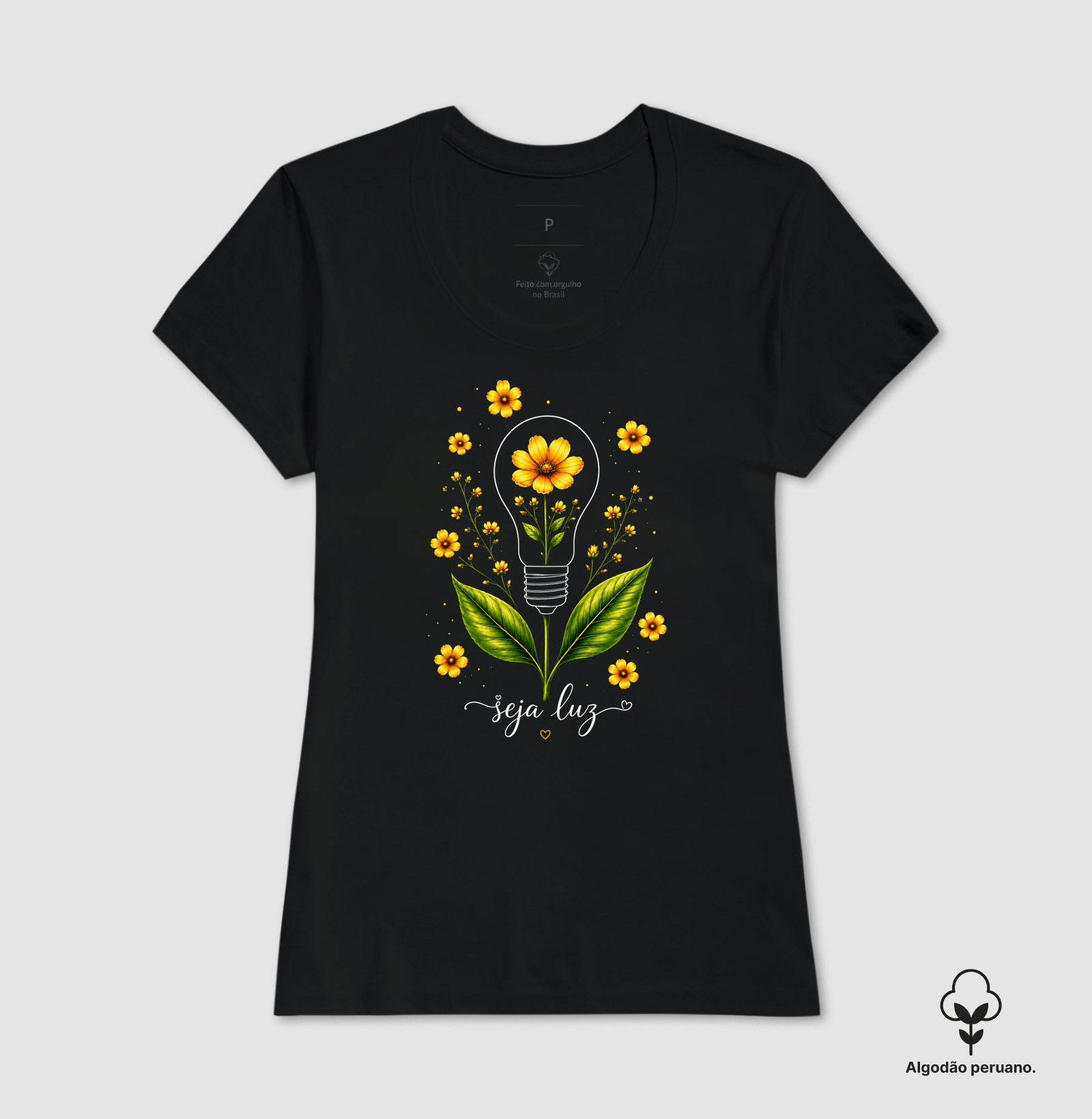 Camiseta Seja Luz - Imagem 4