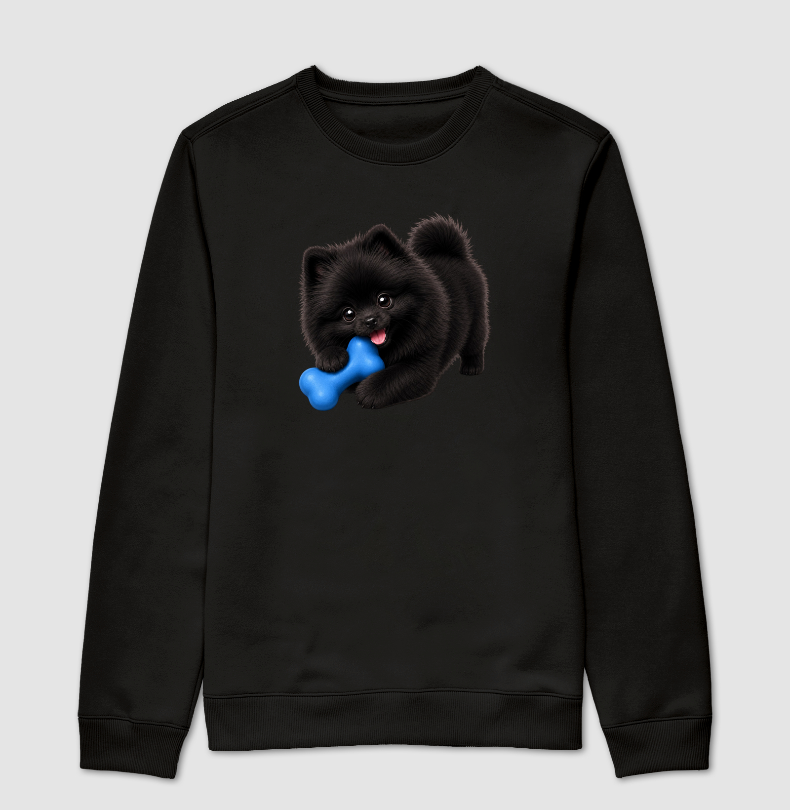 Pomerânia (Spitz Alemão) Preto - Desenho Animado - Imagem 4