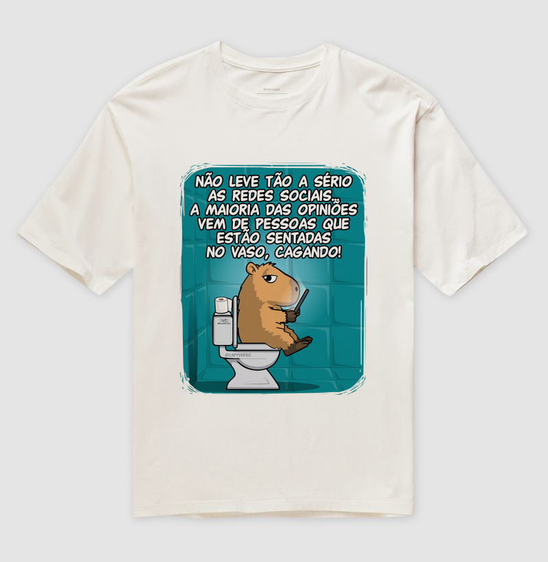 Camiseta Capivara Banheiro - Imagem 4