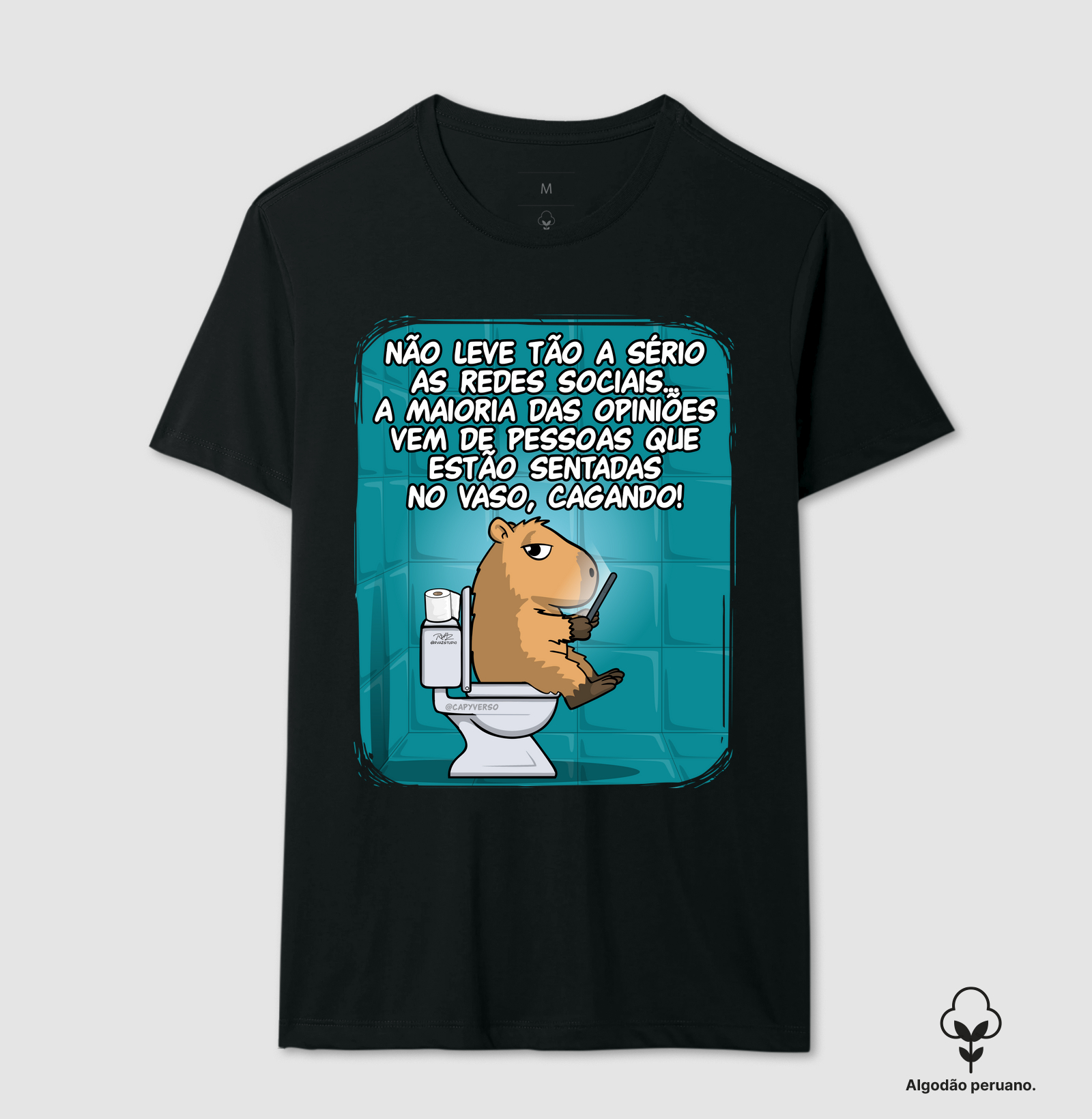 Camiseta Capivara Banheiro - Imagem 4