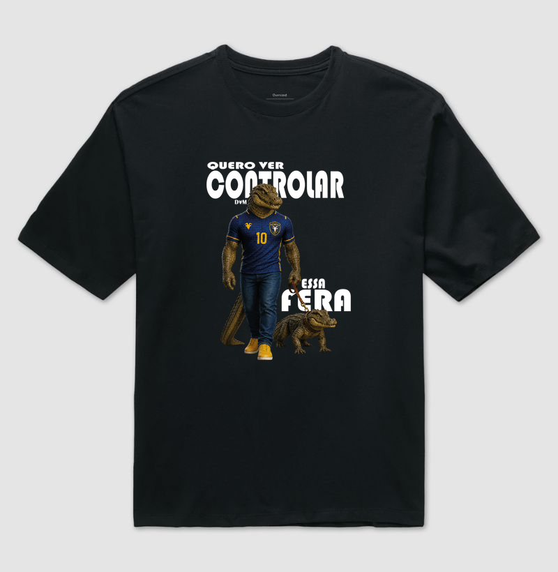 Especial Dia dos Pais (pet) - Camiseta Oversized Quero Ver Controlar Essa Fera - Imagem 2