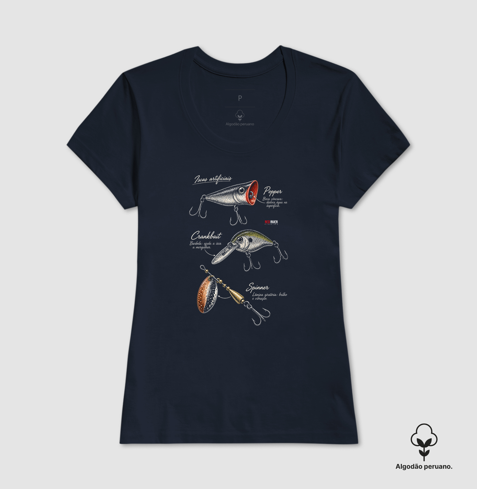 Camiseta Red River – Iscas Artificiais - Imagem 5