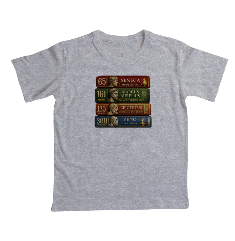 Camiseta Estoicismo "Stoic Library" - Imagem 3