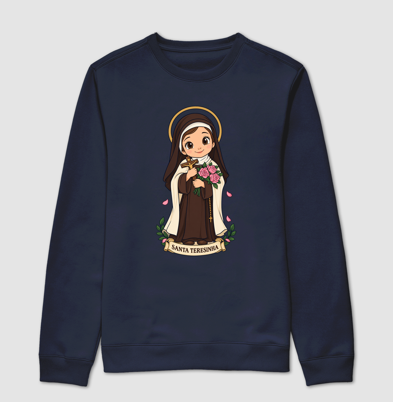 Santa Terezinha estilo chibi - Imagem 5