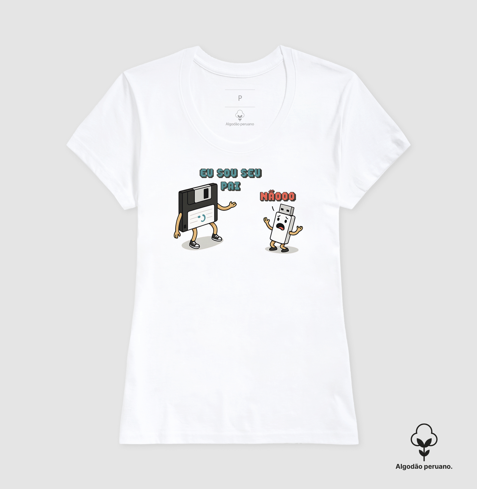 Camiseta Algodão Peruano Eu sou seu Pai - Imagem 2