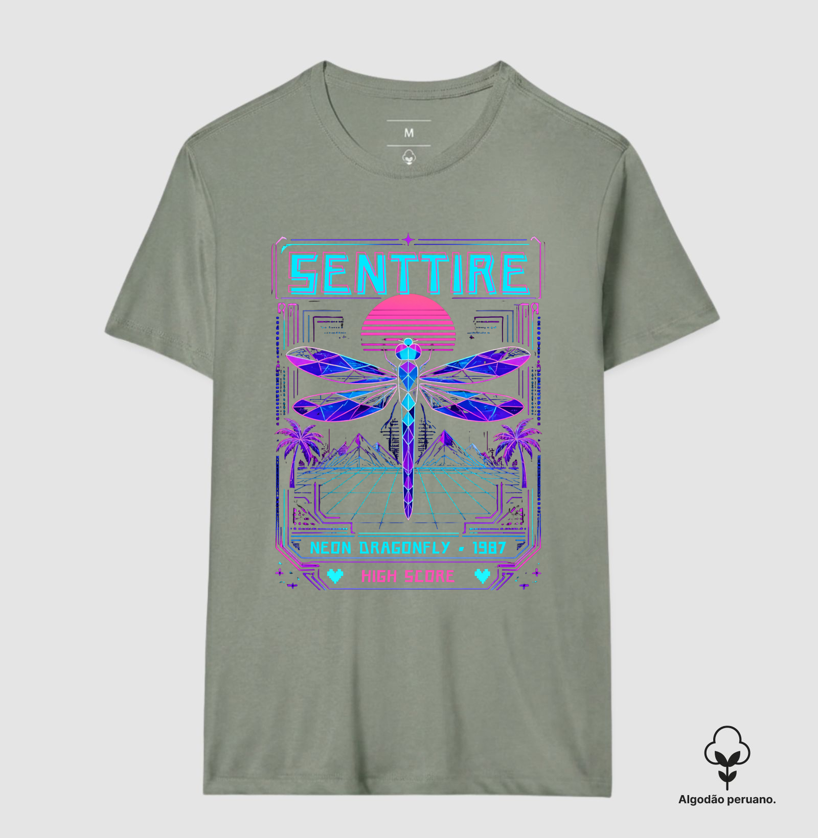 Camiseta Algodão Peruano Arcarde - Imagem 9