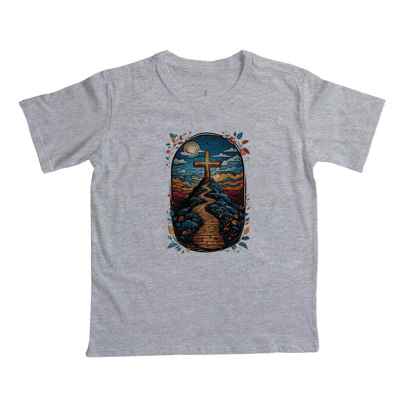 Camiseta Infantil Caminho da Cruz - Imagem 4