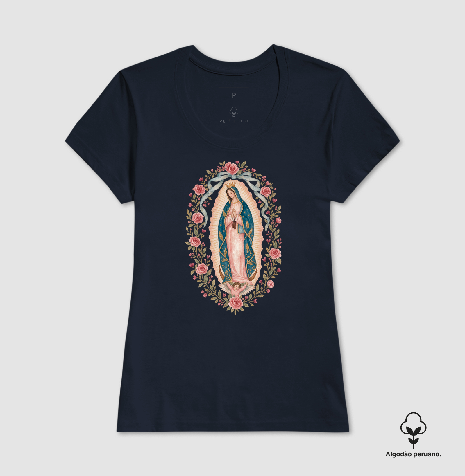 Tshirt Virgem de Guadalupe - Premium - Imagem 4