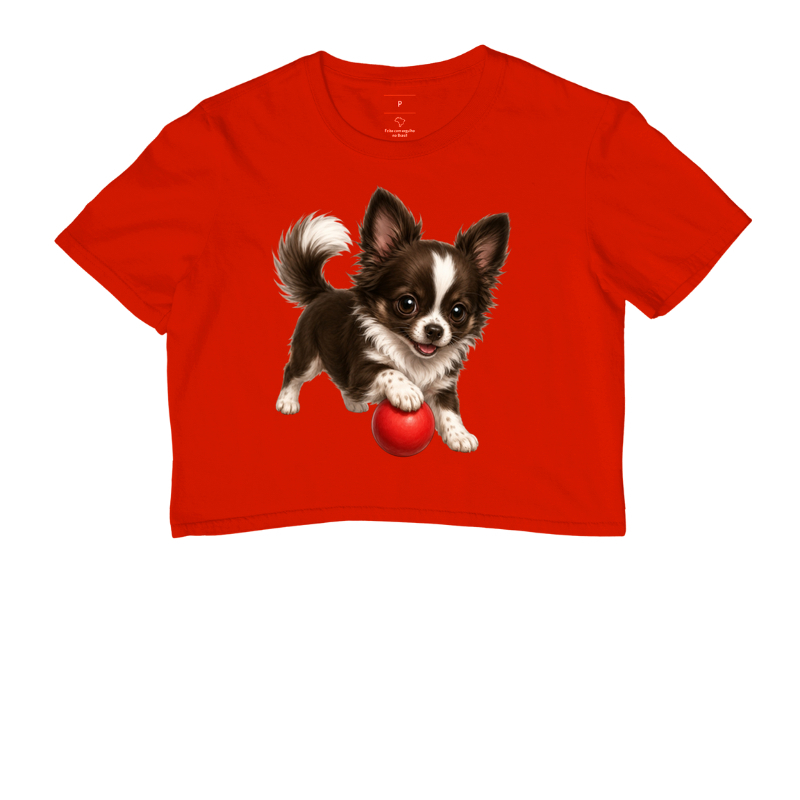 Chihuahua Pelo Longo Marrom - Desenho Animado - Imagem 7
