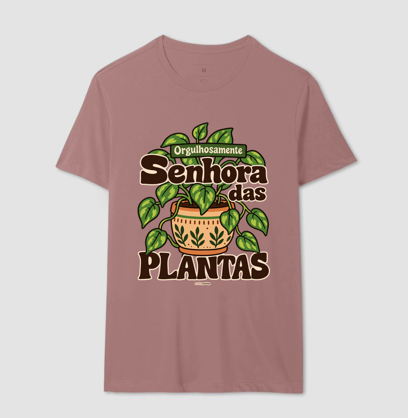 Camiseta Orgulhosamente Senhora das Plantas - Imagem 16