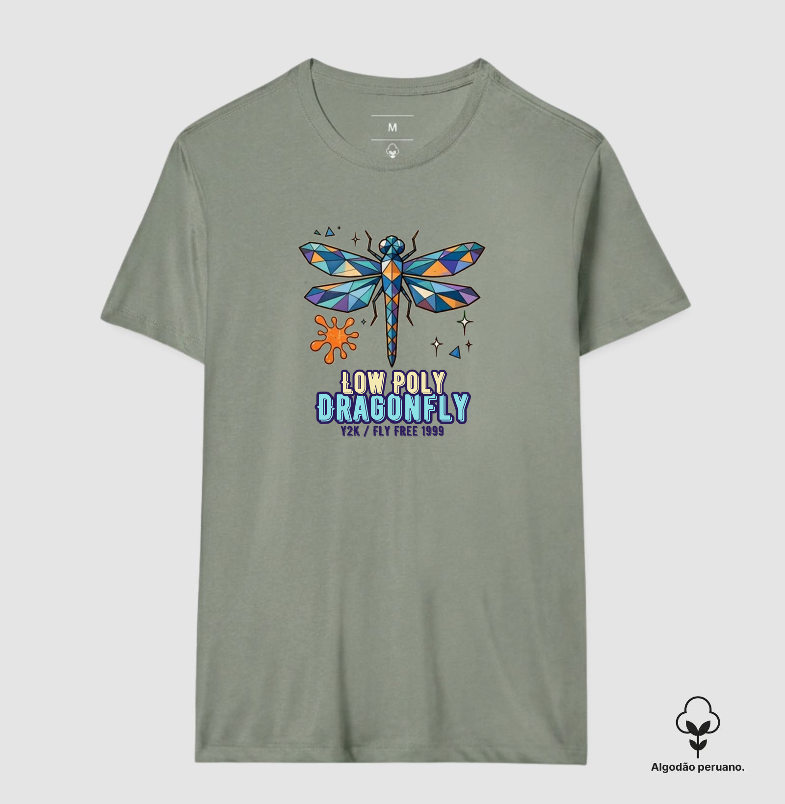 Camiseta Y2K Low Poly Dragonfly - Imagem 9