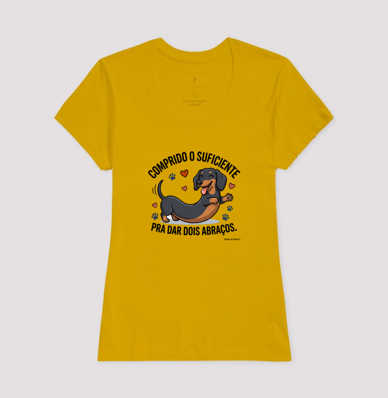 CAMISETA DACHSHUND ABRAÇOS - Imagem 15