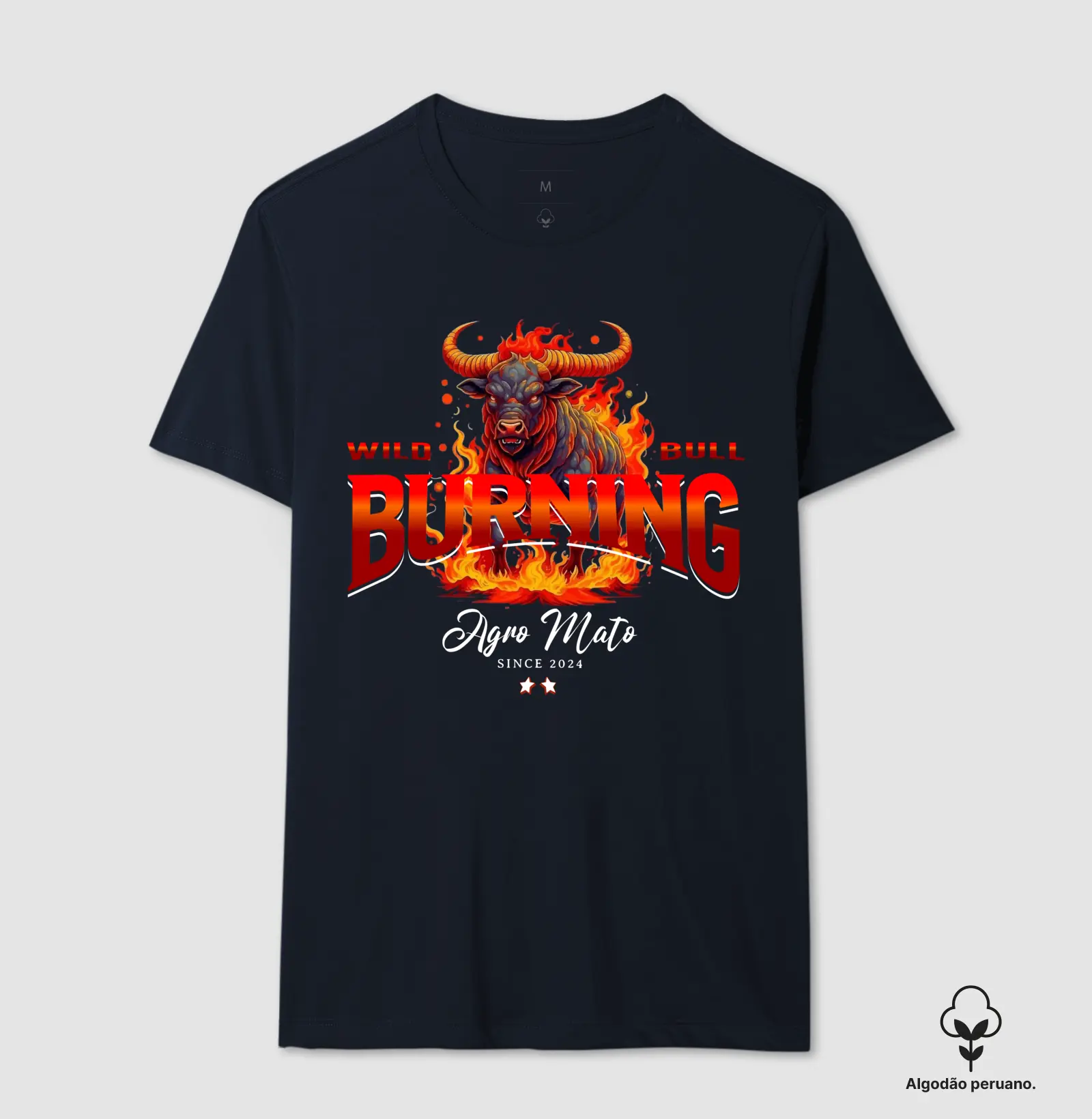Camiseta Algodão Peruano Wild Bull - Imagem 4
