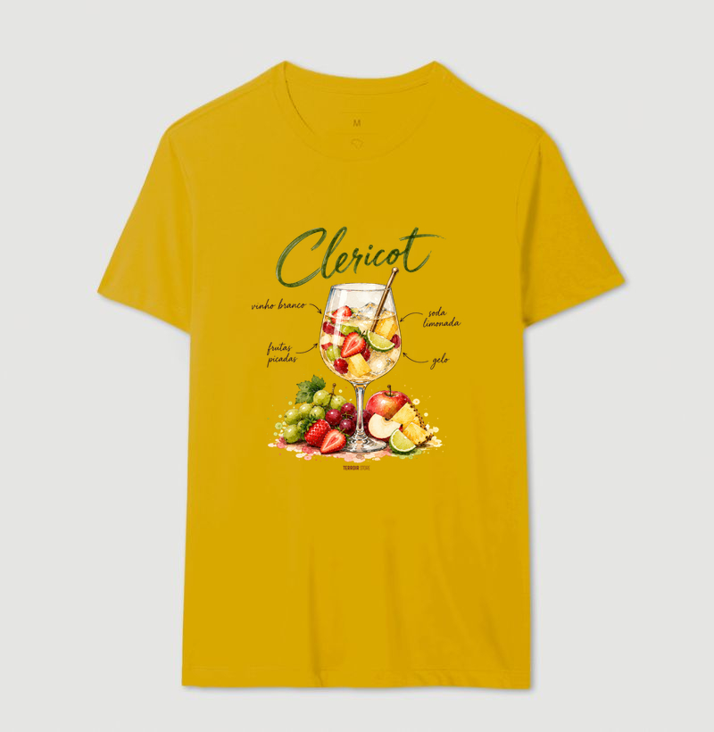 Camiseta Clericot – Drink com Vinho Branco e Frutas - Imagem 12