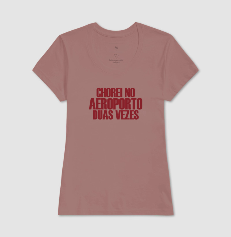 Camiseta Chorei no Aeroporto Duas Vezes - Imagem 17