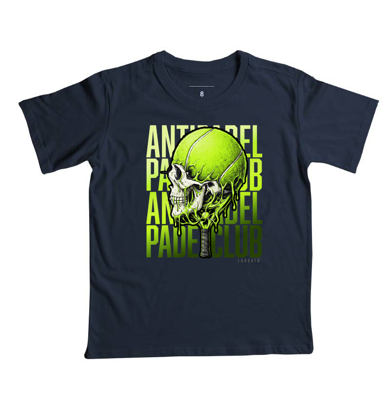 Camiseta Anti-Padel Caveira Verde - Imagem 7
