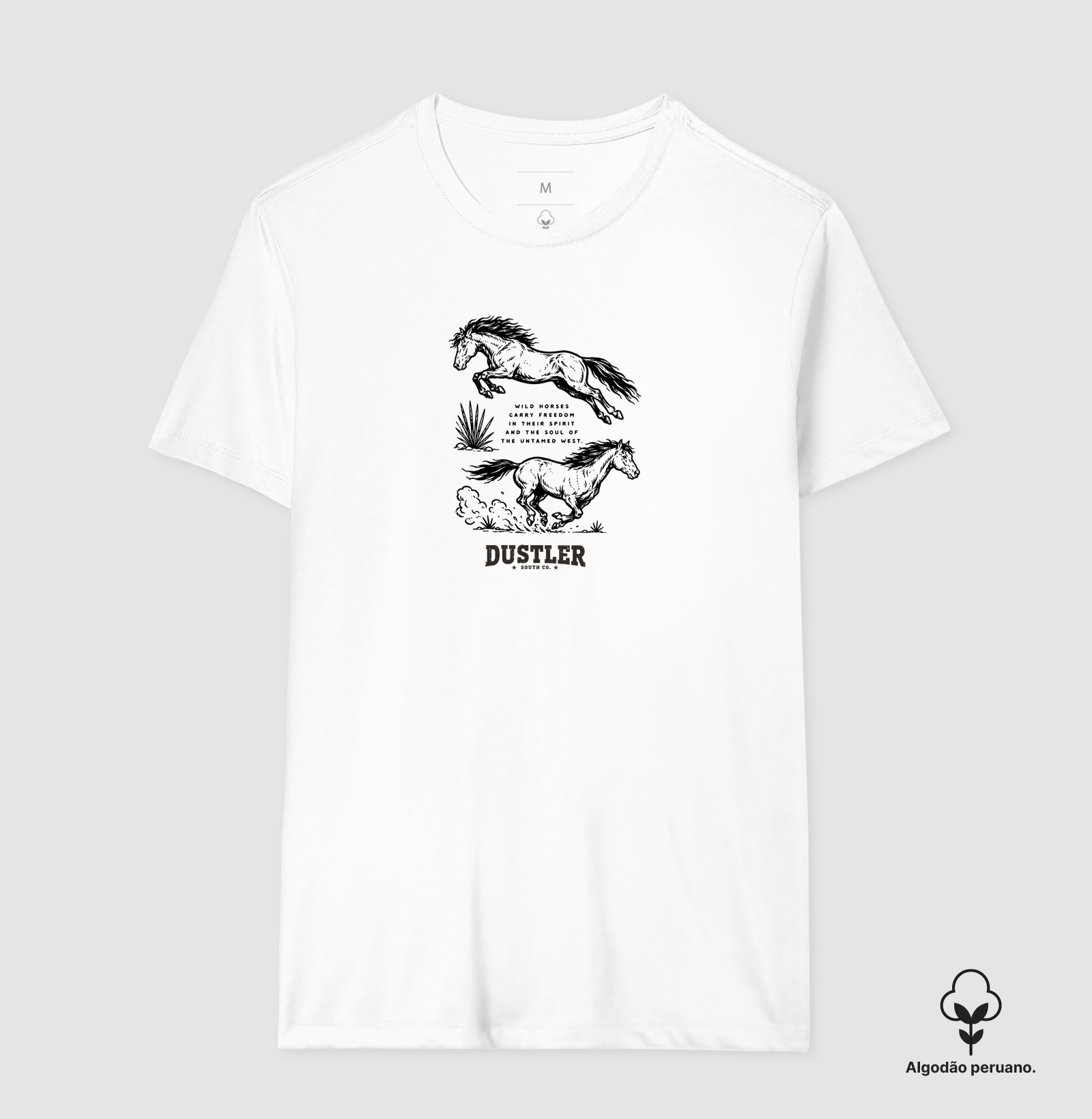 Camiseta Country  Masculina Dustler Wild Horses - Imagem 3