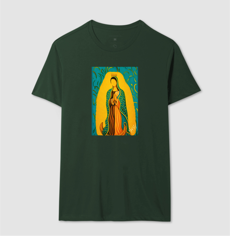 Camiseta Nossa Senhora de Guadalupe Arte Sacra - Imagem 10