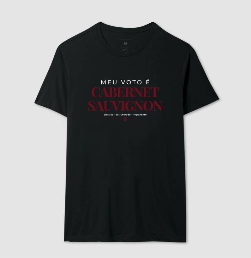 Camiseta “Meu Voto é Cabernet Sauvignon” – Wine Premium - Imagem 2