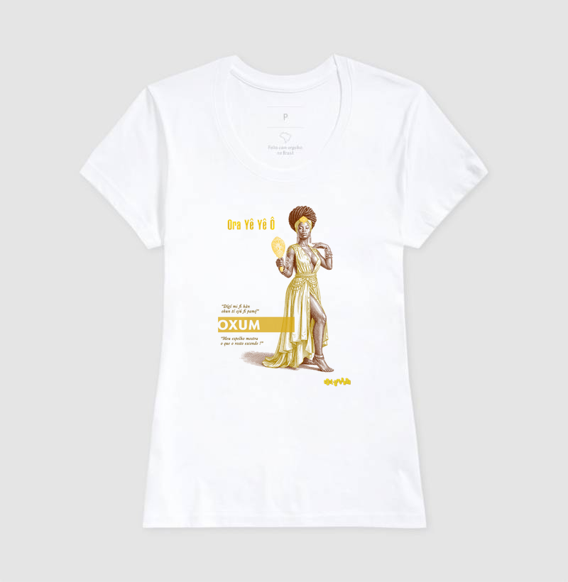 camiseta OXUM iorubá feminina - Imagem 2