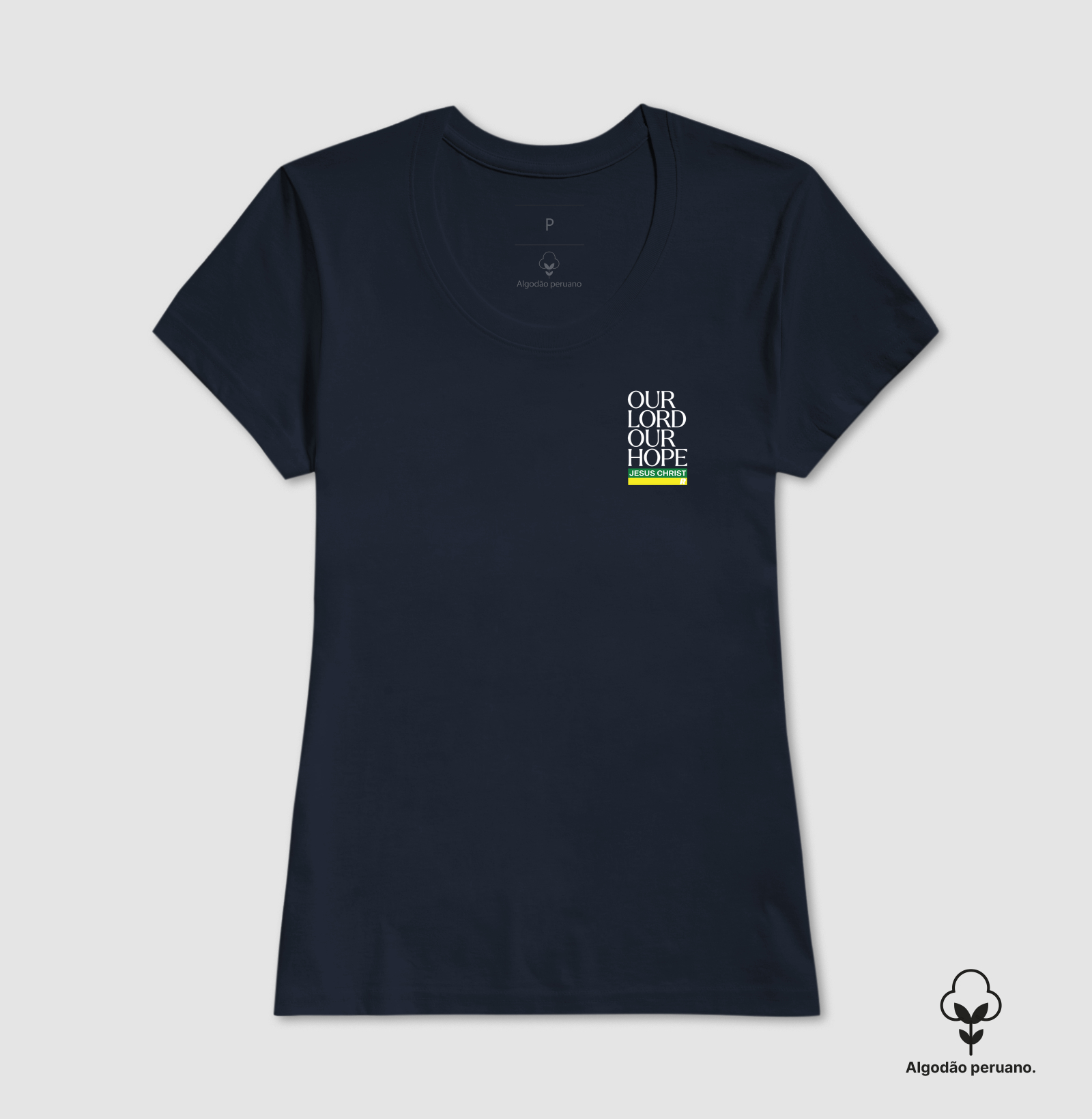Camiseta OUR LORD - Algodão Peruano - Imagem 8