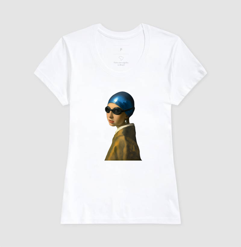 Camiseta - Raia Nove - A Moça com Toca e Óculos - Imagem 5