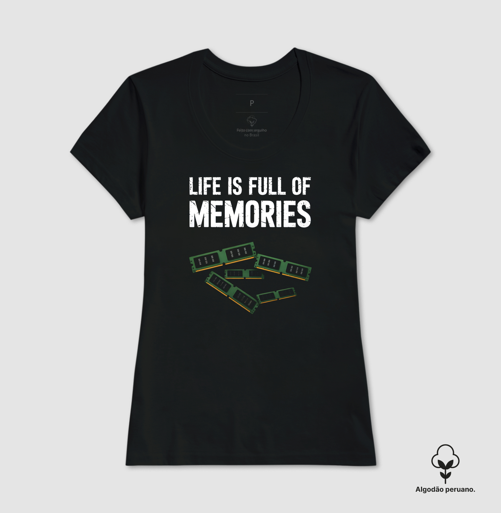 Camiseta Algodão Peruano Life of Memories - Imagem 3