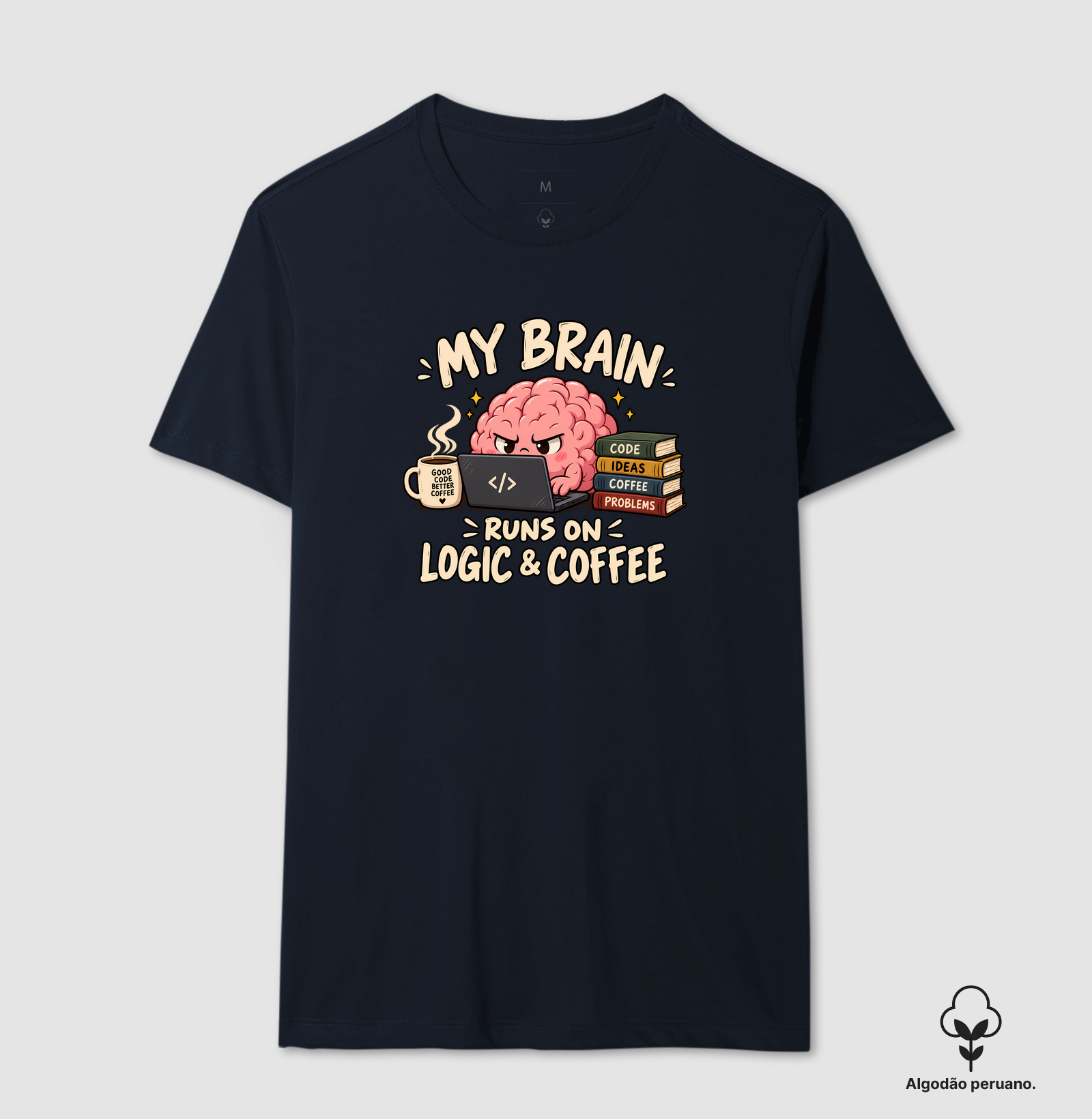 My Brain Runs on Logic & Coffee - Imagem 6