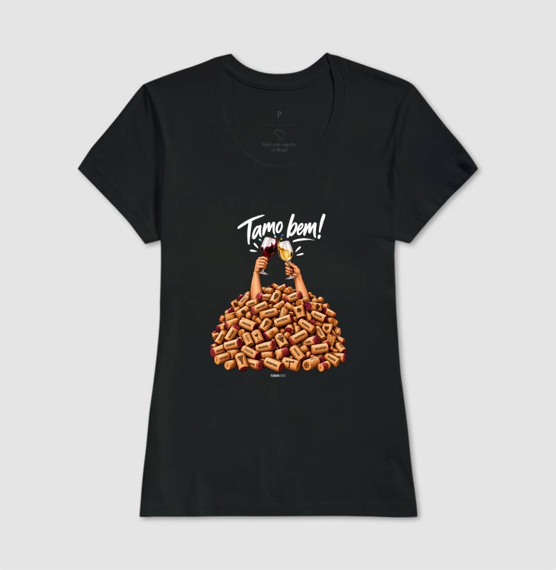 Camiseta “Um Brinde” – Amizade & Wine Lifestyle - Imagem 3