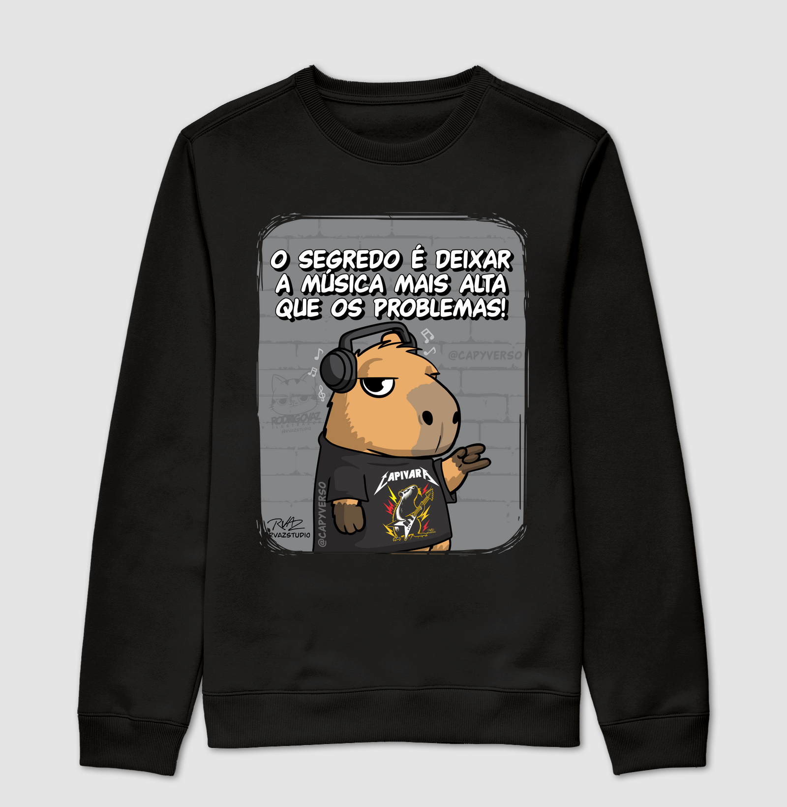Camiseta Capivara Música - Imagem 4