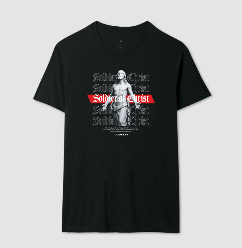 Camiseta Soldier Christ  Faith & Strength - Imagem 3
