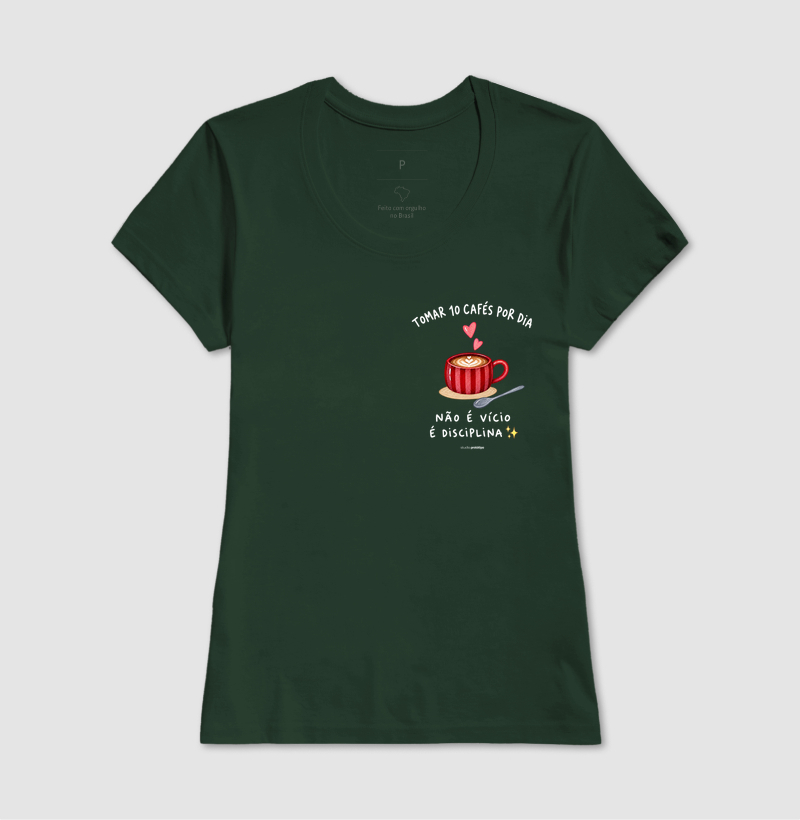 Camiseta 10 Cafés por Dia (estampa P) - Imagem 11