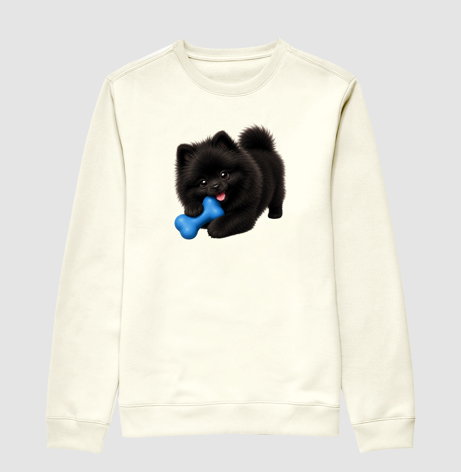 Pomerânia (Spitz Alemão) Preto - Desenho Animado - Imagem 2