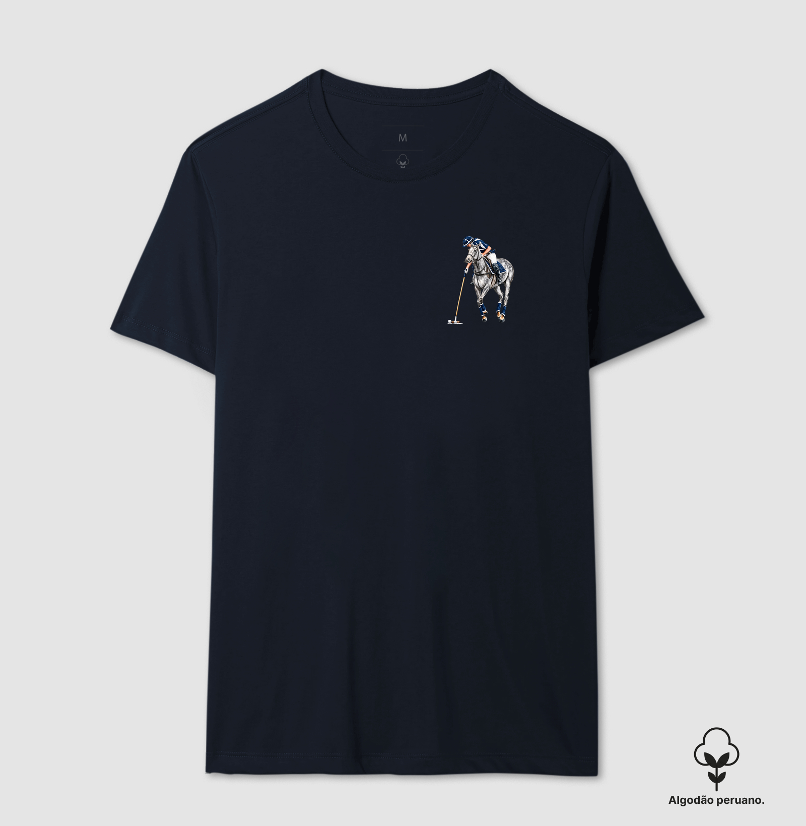 Polo - Tordilho Blue&White (Peito) - Imagem 7