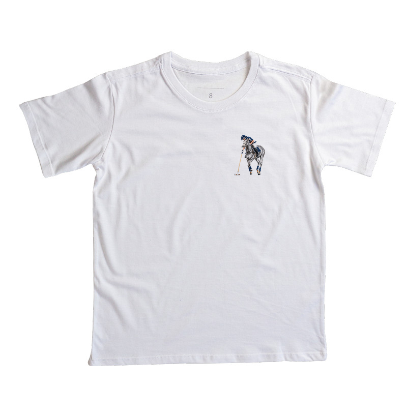 Polo - Tordilho Blue&White (Peito) - Imagem 3