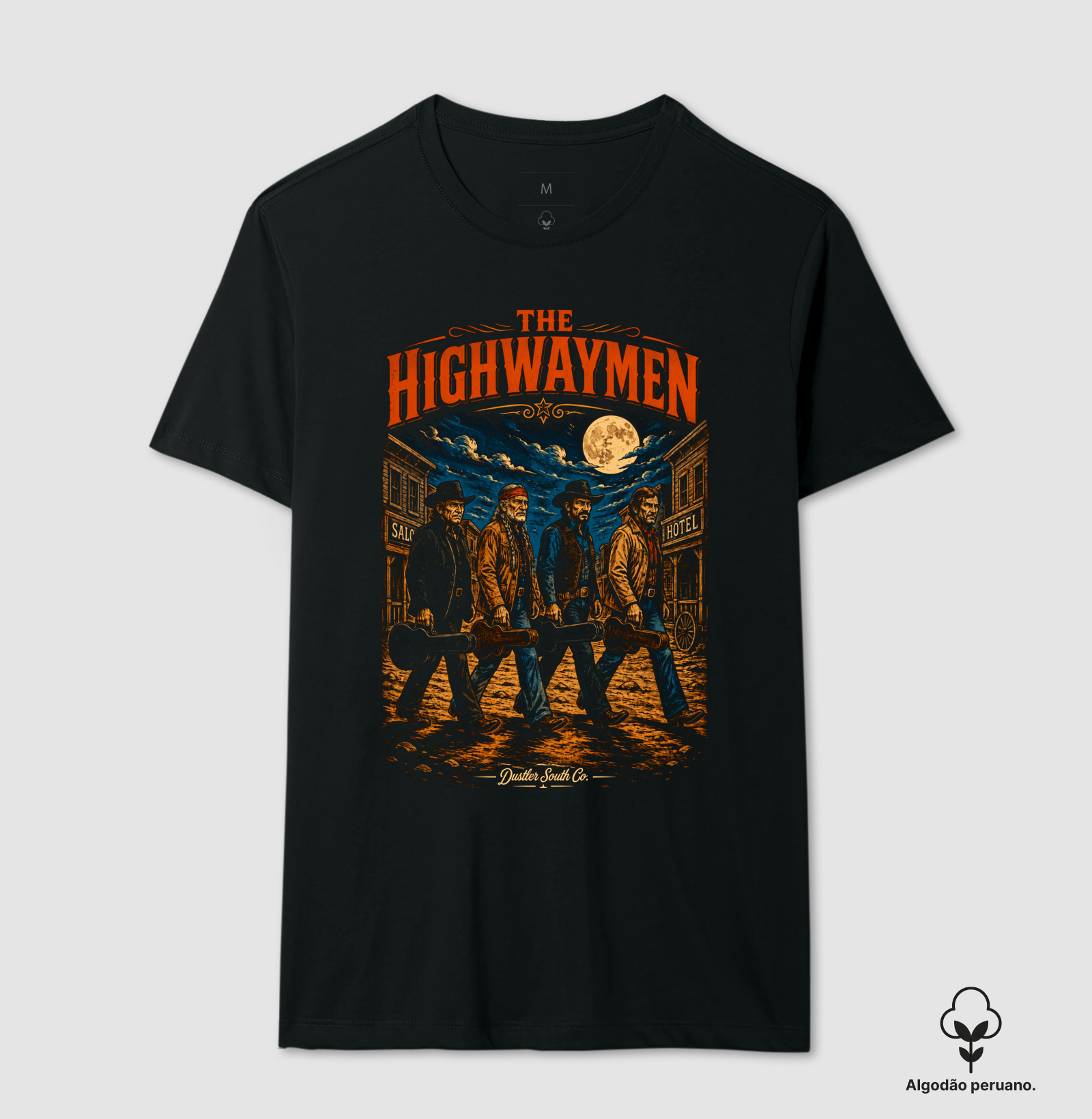 Camiseta Country The Highwaymen Dustler South Co. Algodão Peruano Premium - Imagem 2