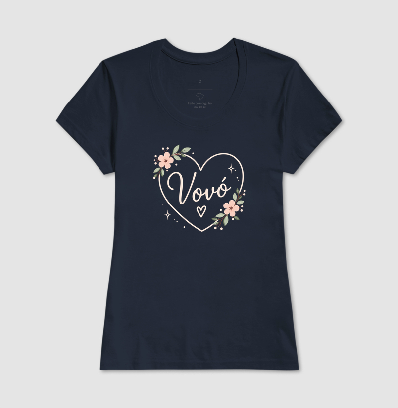 Vovó - coração e flores - Imagem 5